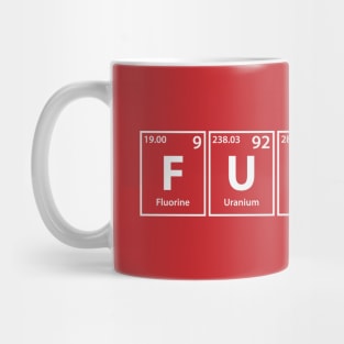 Fusion (F-U-Si-O-N) Periodic Elements Spelling Mug